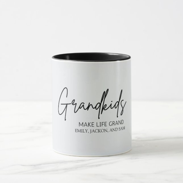 Mug Petits-enfants minimes chic font la vie Grand (Centre)