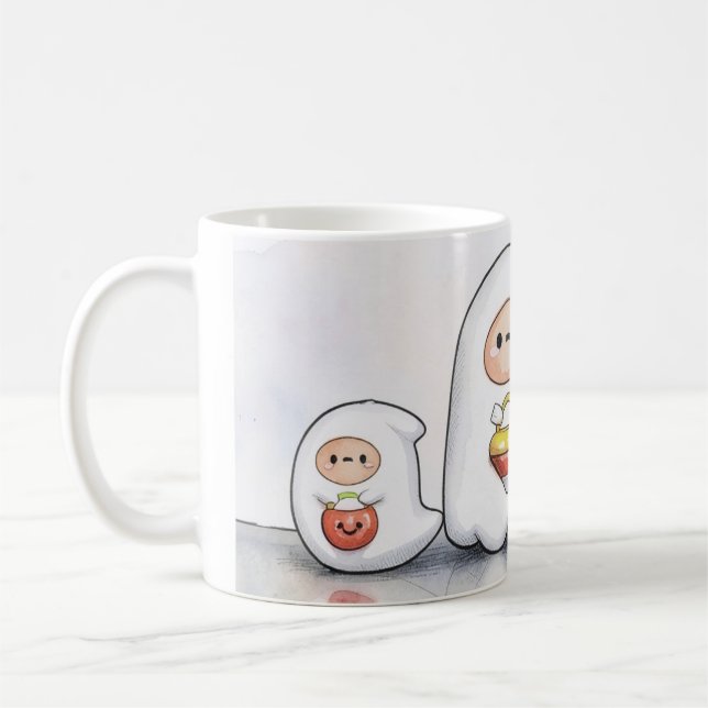 Mug Petits et petits fantômes Halloween  (Gauche)