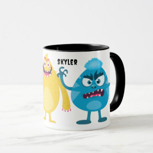Mug Petits Monstres Mignons Avec Nom
