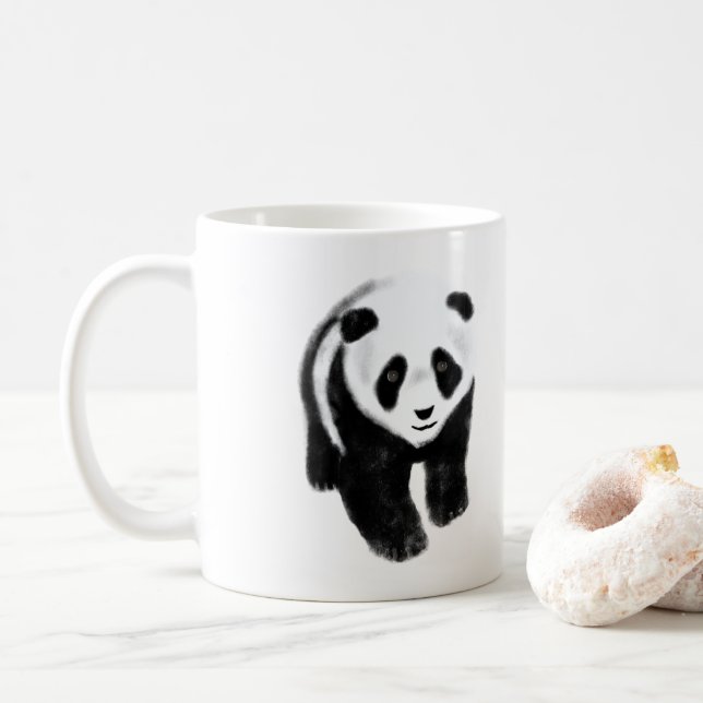 Mug Petits ours panda brouillés mignons (Avec donut)