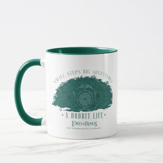 Mug Petits pas, grandes aventures - Une vie de Hobbit (Gauche)
