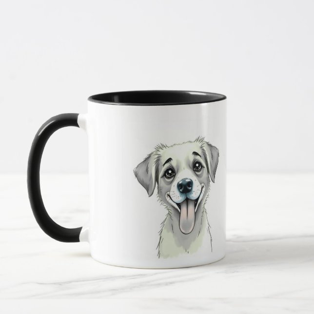 Mug Pet's Simple Modern Cool Typography Name and Photo (Gauche)