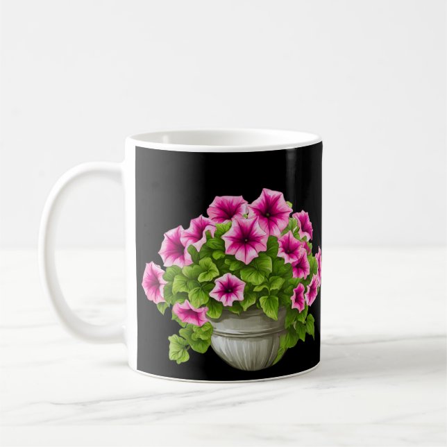Mug Pétunia en floraison (Gauche)