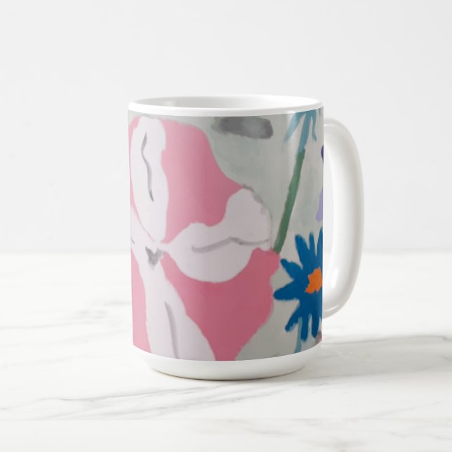 Mug Pétunias et fleurs d'été (Devant droit)