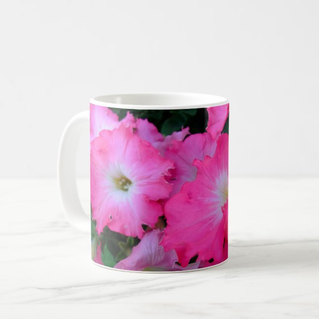 Mug Pétunias rose (Devant gauche)
