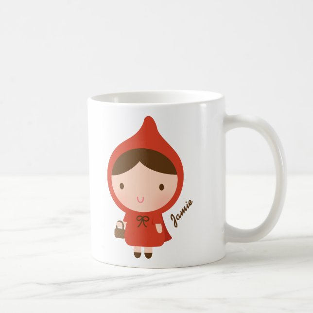 Mug Peu de fille rouge de capuchon (Droite)