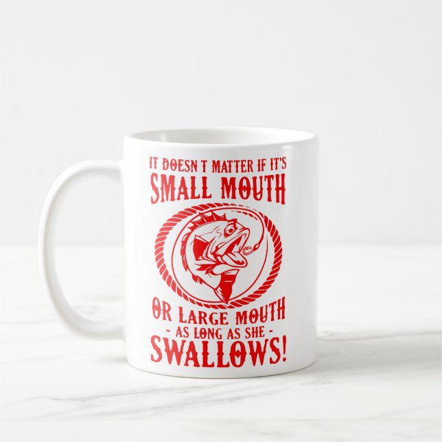 Mug Peu importe qu'elle soit petite, grosse, et qu'ell (Gauche)