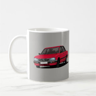 Mug Peugeot 505 - rouge -