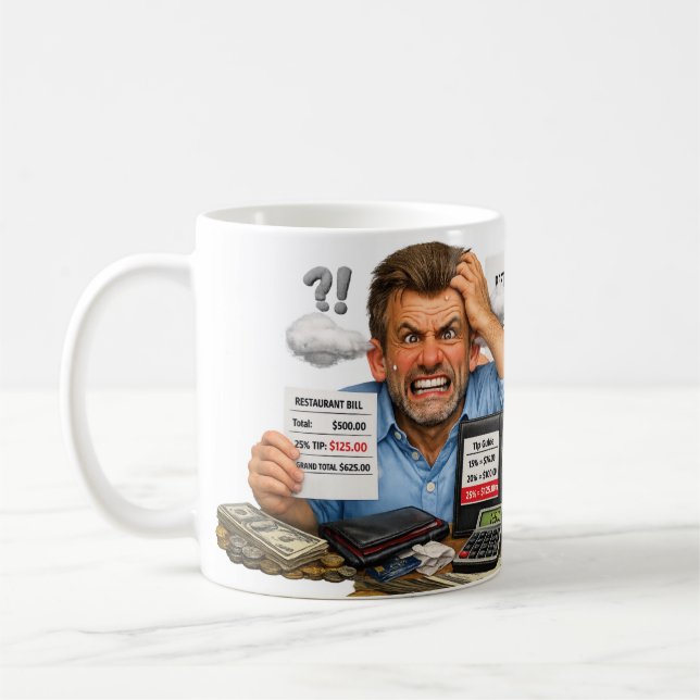 Mug Peur du pourboire (Gauche)