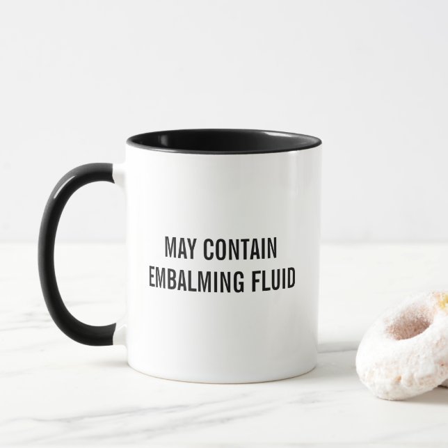 Mug Peut Contenir De La Fluide Embalmante Drôle (Avec donut)