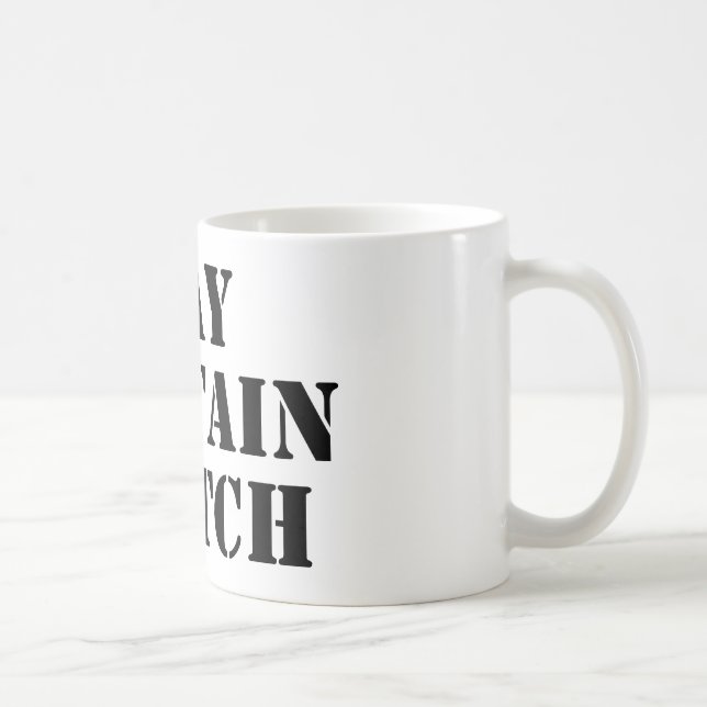 Mug Peut contenir écossais (Droite)