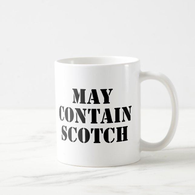 Mug Peut contenir écossais (Droite)