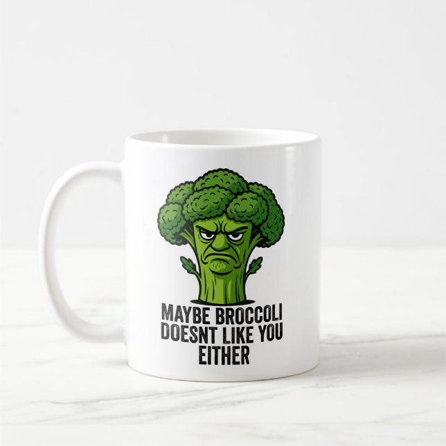 Mug Peut-être que Broccoli ne t'aime pas non plus (Gauche)