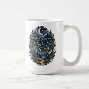 Mug Peut-être que je ne suis pas perdu, peut-être que