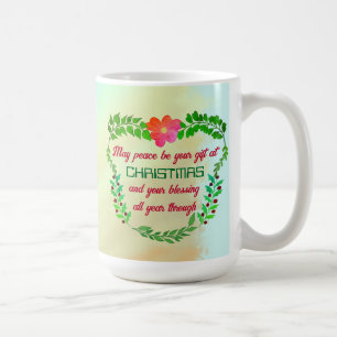 MUG PEUT-ÊTRE QUE LA PAIX SOIT VOTRE CADEAU À NOËL