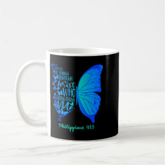 Mug Peut faire des choses par Christ qui fortifie le d
