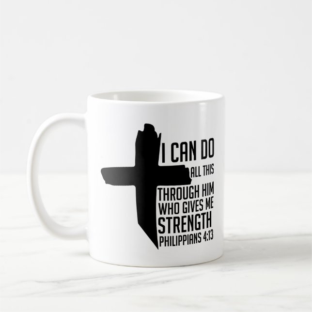 Mug peut faire tout cela par lui qui me donne de la fo (Gauche)