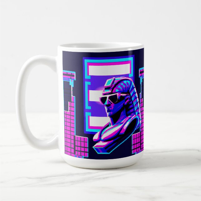Mug Pharaon Synthwave (Gauche)