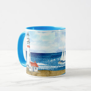 Mug Phare aquarelle