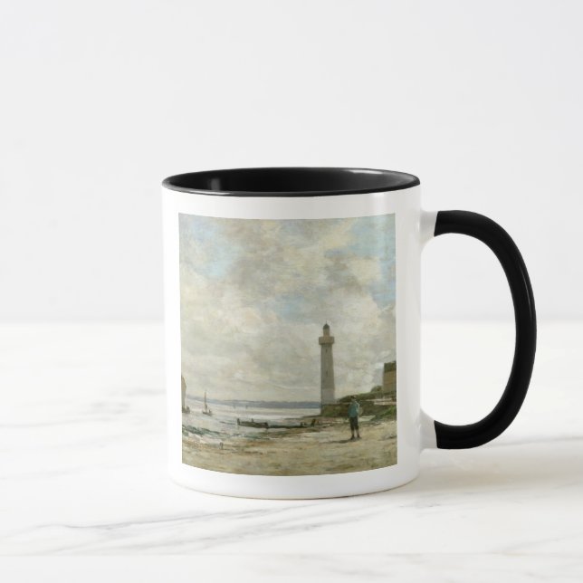 Mug Phare chez Honfleur, 1864-66 (huile sur le (Droite)