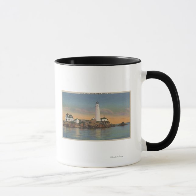 Mug Phare de Boston, MABoston à Boston Harbour 2 (Droite)