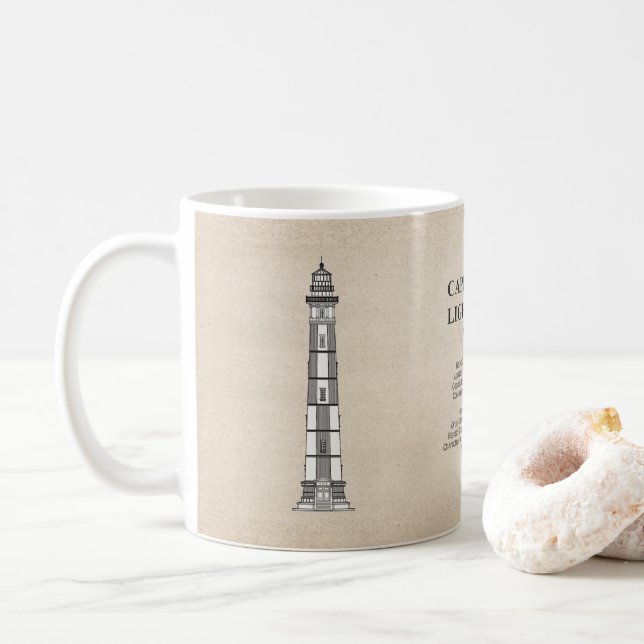 Mug Phare de Cape Henry - Virginie - SBD (Avec donut)