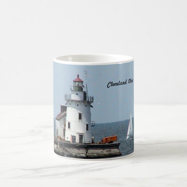 Mug Phare de Cleveland (Été)Mug (Centre)
