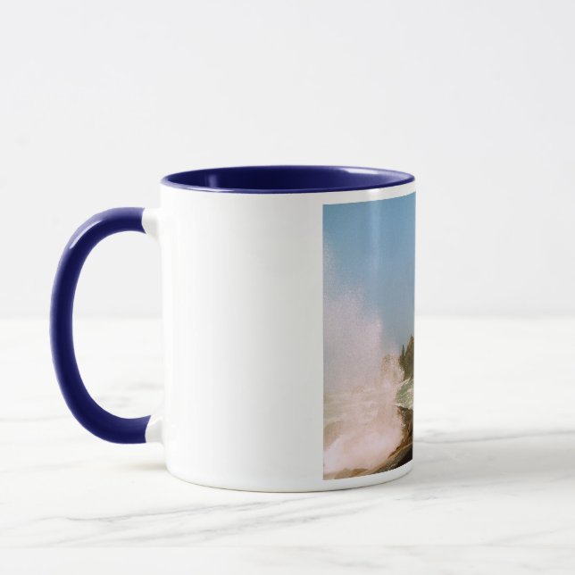 Mug Phare de Corbiere dans une tempête hivernale (Gauche)