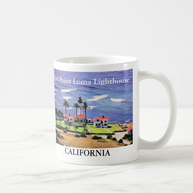 Mug Phare de New Point Loma, Californie (Droite)