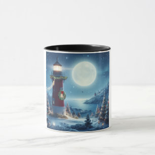 Mug Phare de Noël nautique