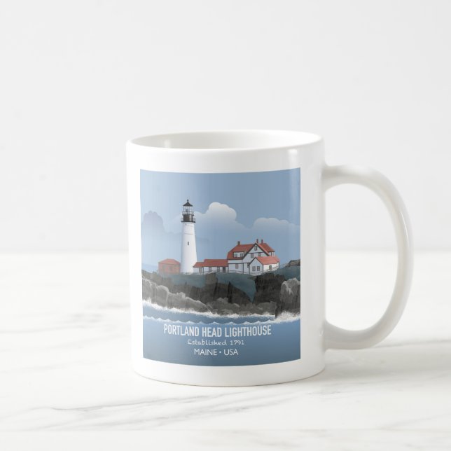 Mug Phare de Portland Head (Droite)