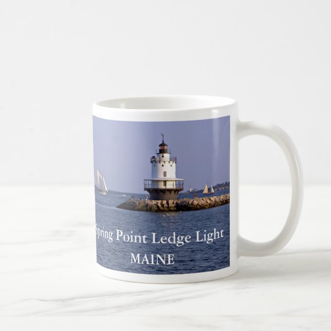 Mug Phare de Spring Point Ledge, Maine (Droite)