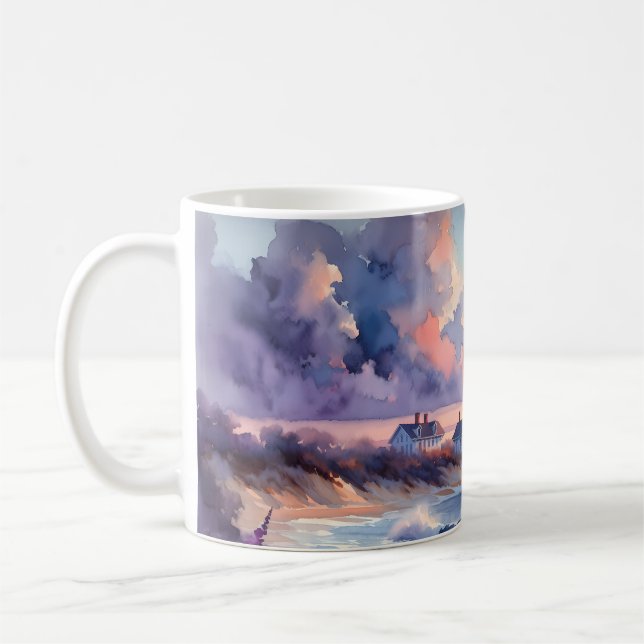 Mug Phare du cap Hatteras au coucher du soleil sur la  (Gauche)