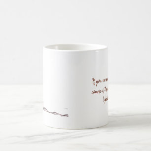 Mug Phare esquissé à la main avec scène paisible de ro