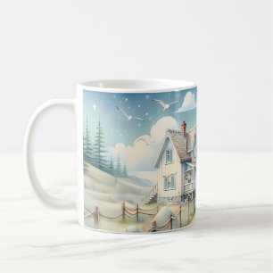 Mug Phare Pastel de Rêve au Bord de la Mer