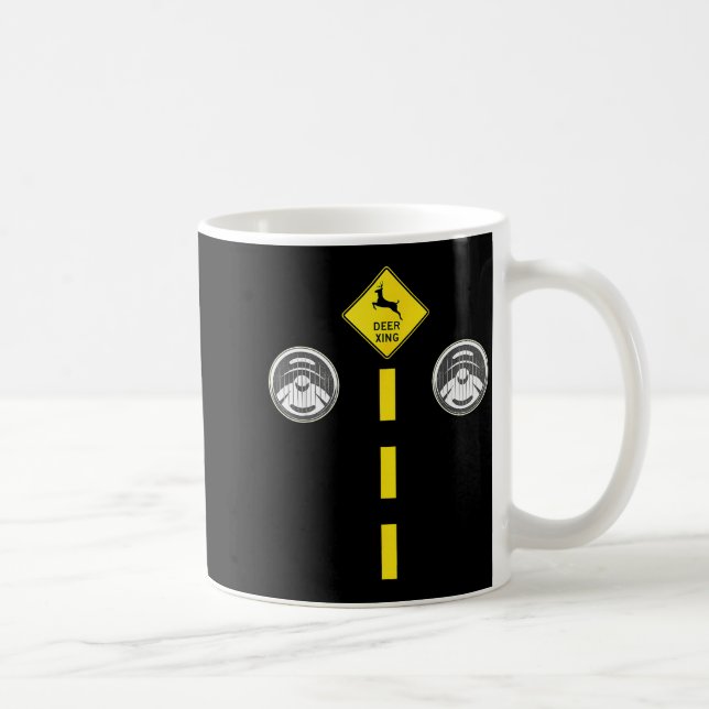 Mug Phares de cerf avec costume de couple de marquages (Droite)