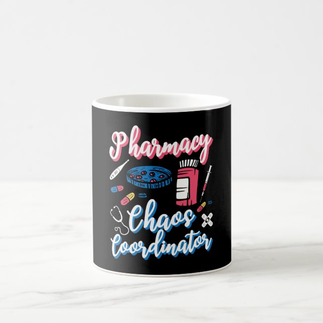 Mug Pharmacie Chaos Coordinateur Pharmaciste Technicie (Centre)