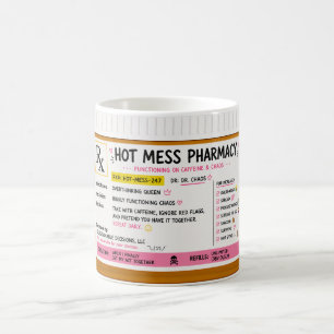 Mug Pharmacie Désastre Amusante Ordonnance Drôle