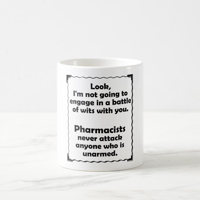 Mug Pharmacien de joute d'esprit (Centre)