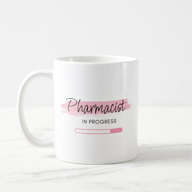 Mug Pharmacien en cours - Personnalisé (Gauche)