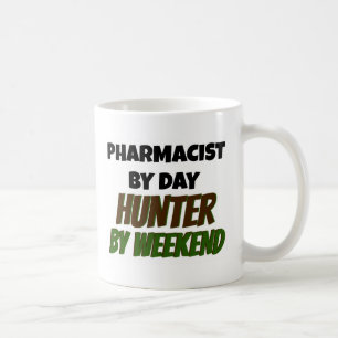 Mug Pharmacien par chasseur de jour par week-end