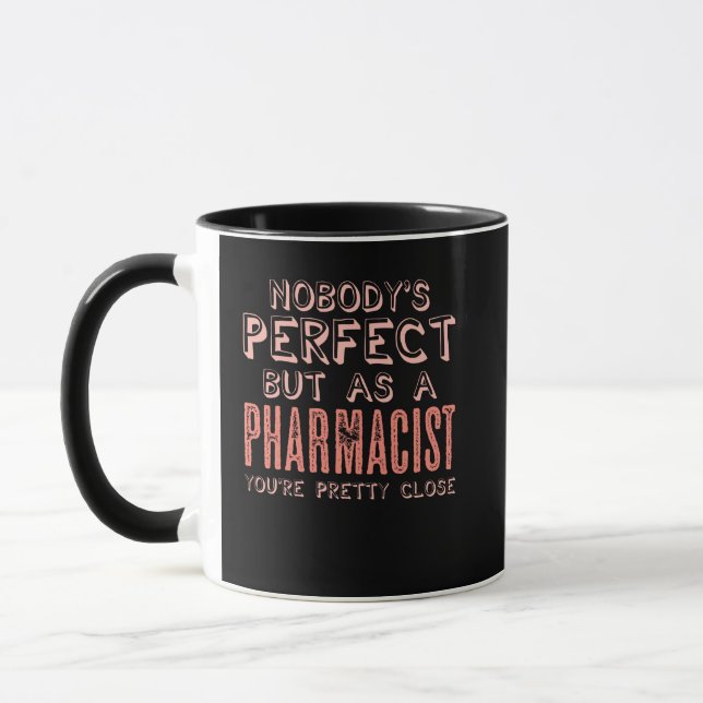 Mug Pharmacienne chimiste druguste de la farce parfait (Gauche)
