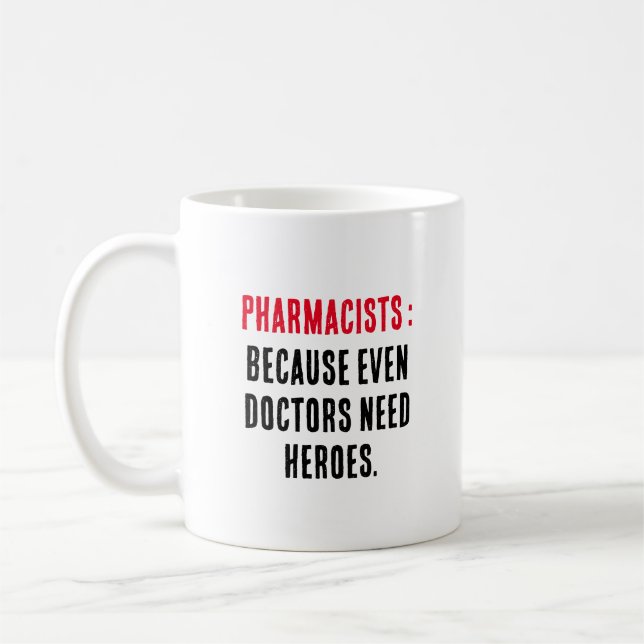 Mug Pharmaciens : Parce que même les médecins ont beso (Gauche)