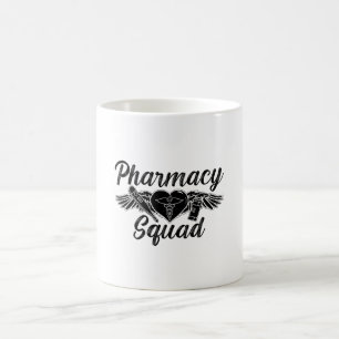 Mug Pharmacist Technician Medicine Tech Équipe de phar