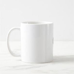 Mug Phase Lunaire Aquarelle Douce - Noir Monochrom