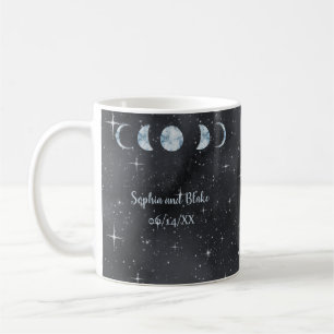 Mug Phases de la lune Mariage céleste de la nuit étoil