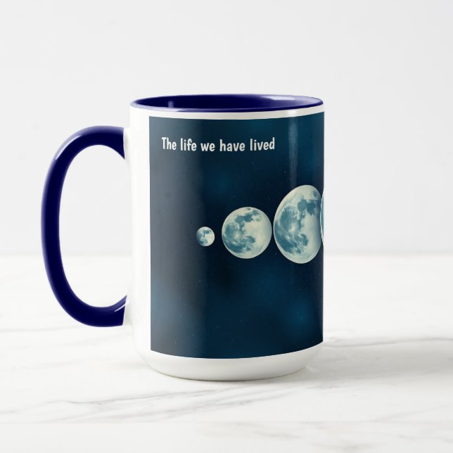 Mug Phases de la vie lunaire (Gauche)