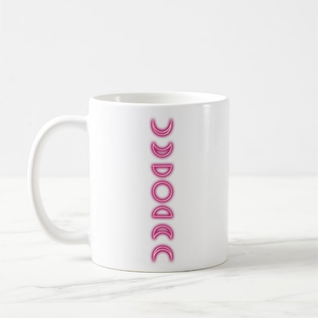 Mug Phases de néon lune (Gauche)