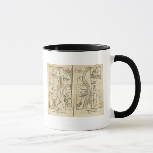 Mug Philadelphie et New York Road Map (Droite)