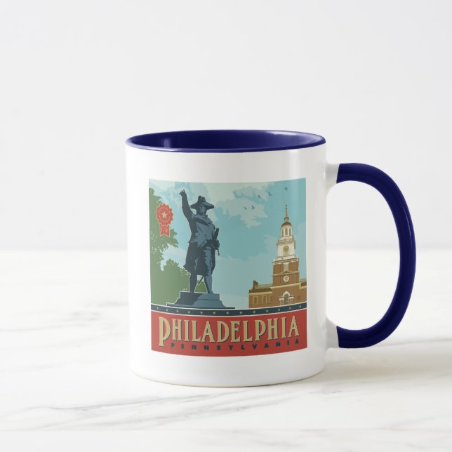 Mug Philadelphie, PA | Indépendance (Droite)